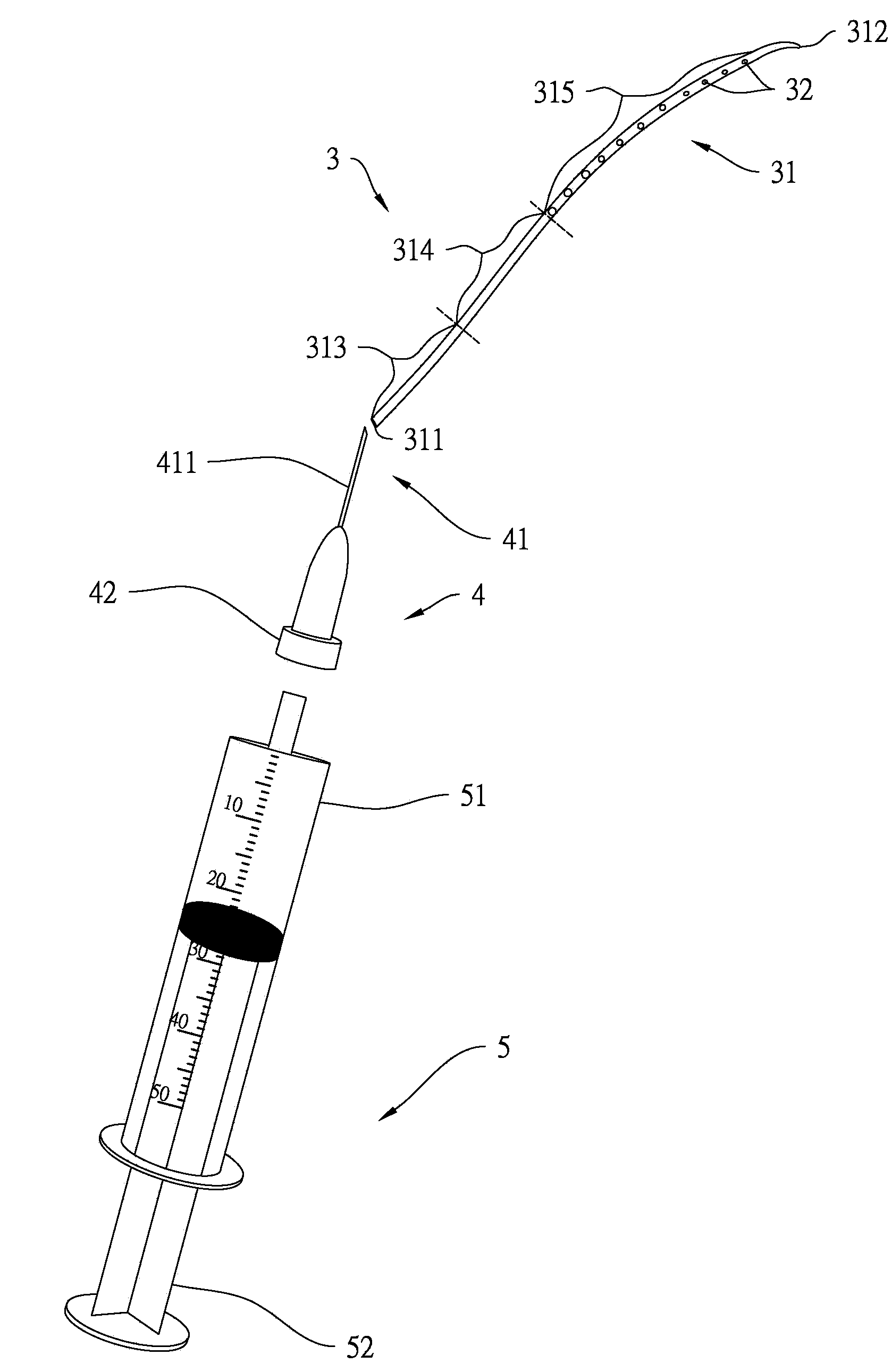 Nasal passage irrigation catheter device