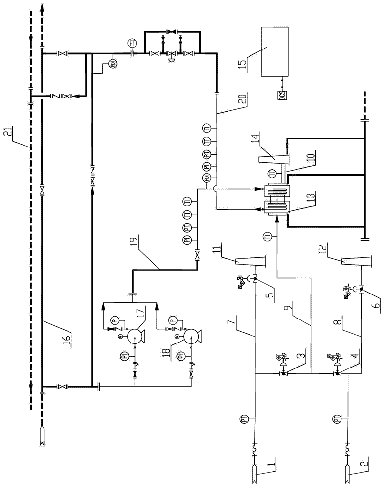 Turbine residual heat recycling and utilizing system