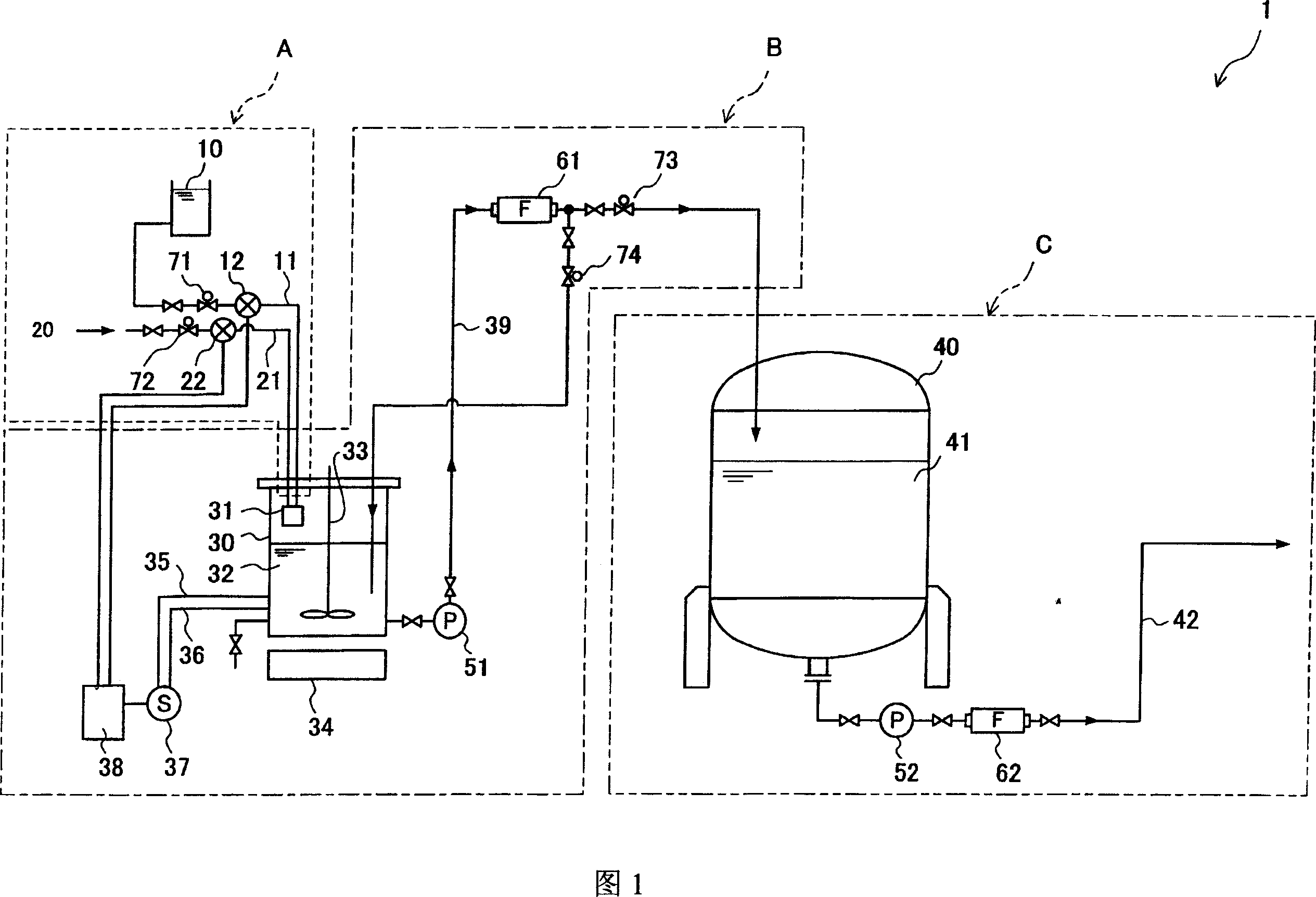 Photoresist liquid feeding device and modified set using same