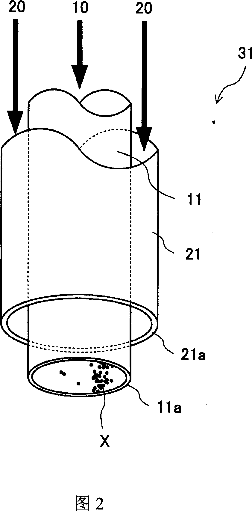 Photoresist liquid feeding device and modified set using same