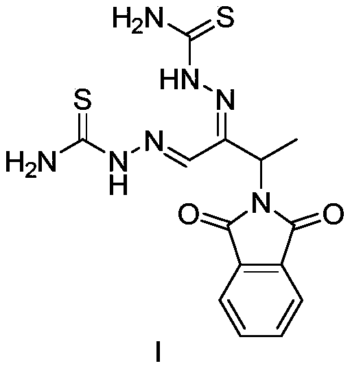 A kind of preparation method of 3-phthalimide-2-oxygen-n-butyraldehyde bisthiosemicarbazide