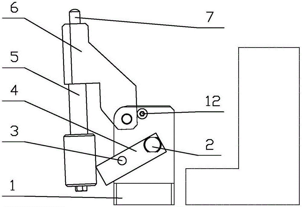 Rapid overturning and tightly-abutting mechanism
