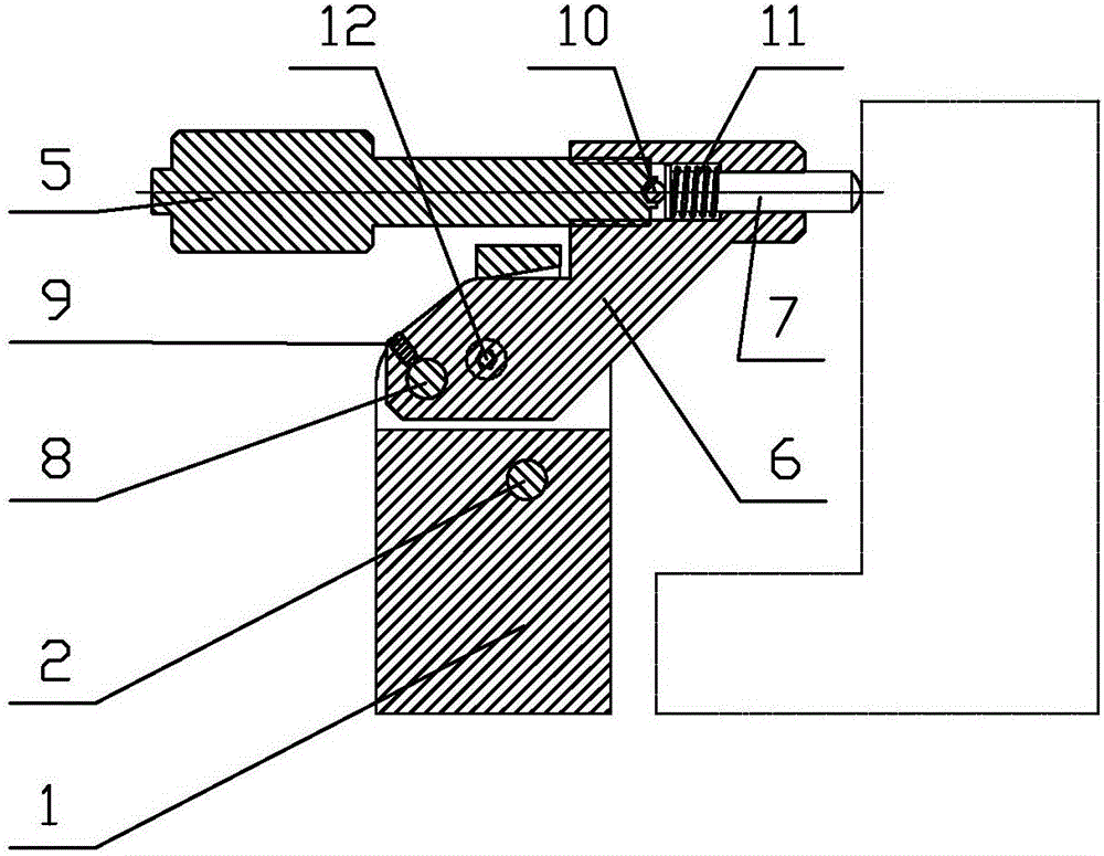 Rapid overturning and tightly-abutting mechanism