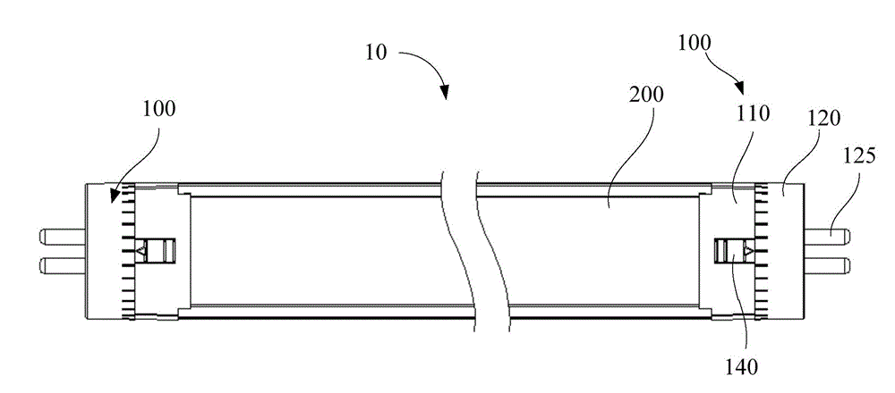 LED (Light-Emitting Diode) daylight lamp