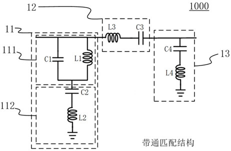 Matching circuit, radio frequency front-end power amplification circuit and mobile communication equipment