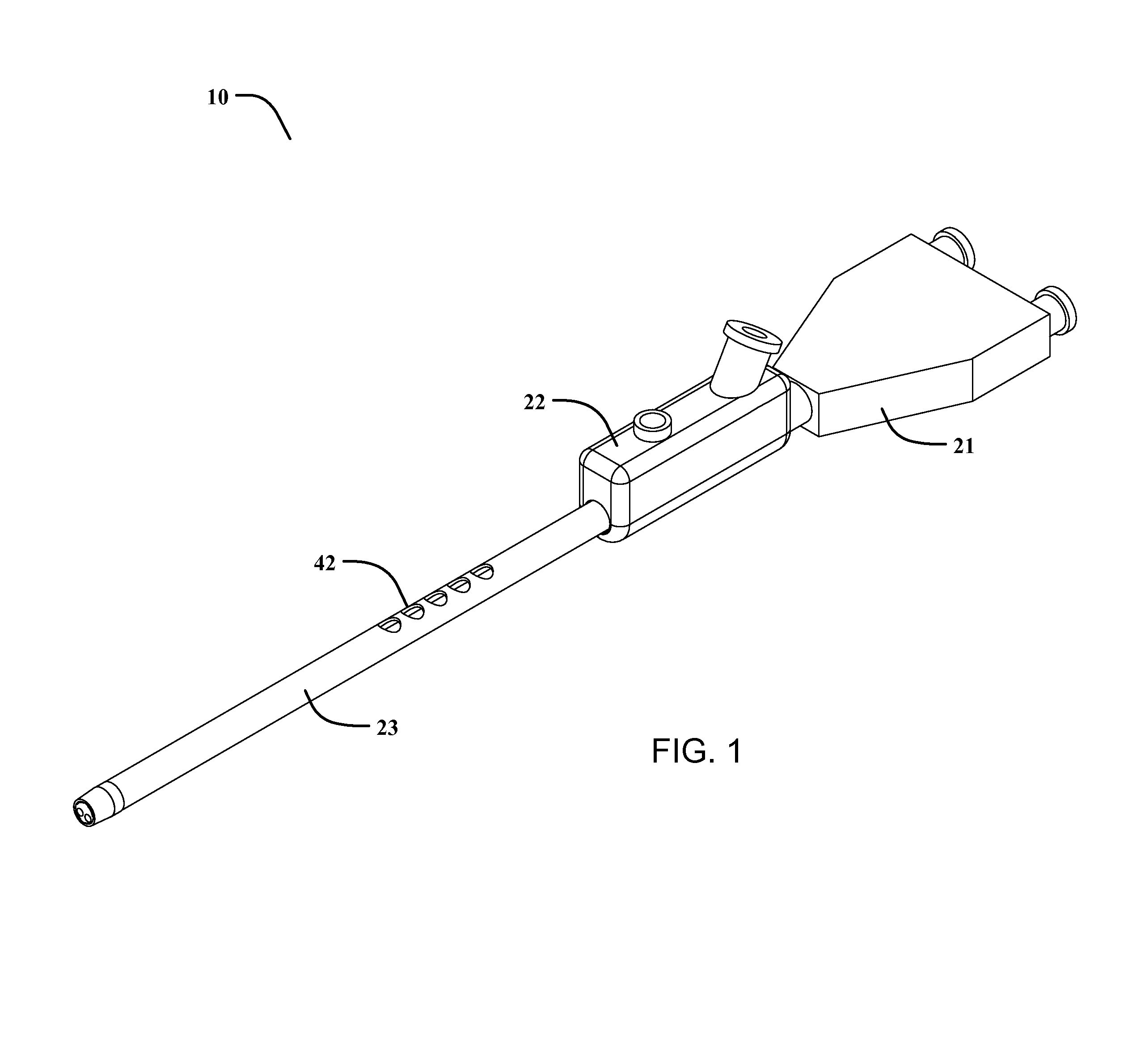 Method and apparatus for a self-venting endoscopic biomaterial applicator