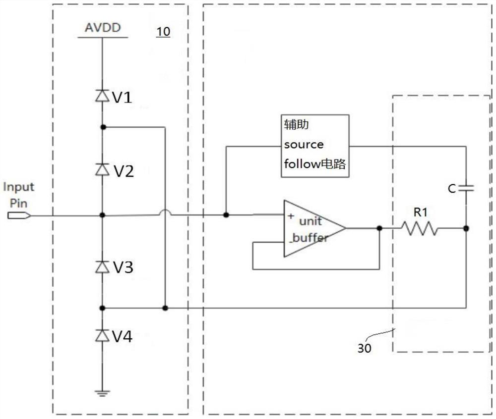 Input stage circuit and amplifier