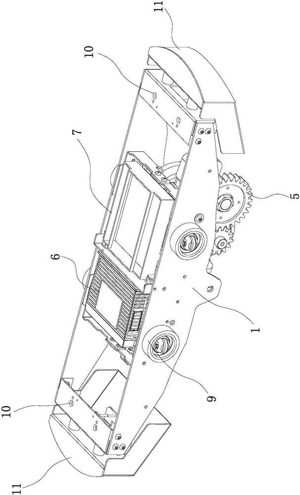 Intelligent box type loading trolley