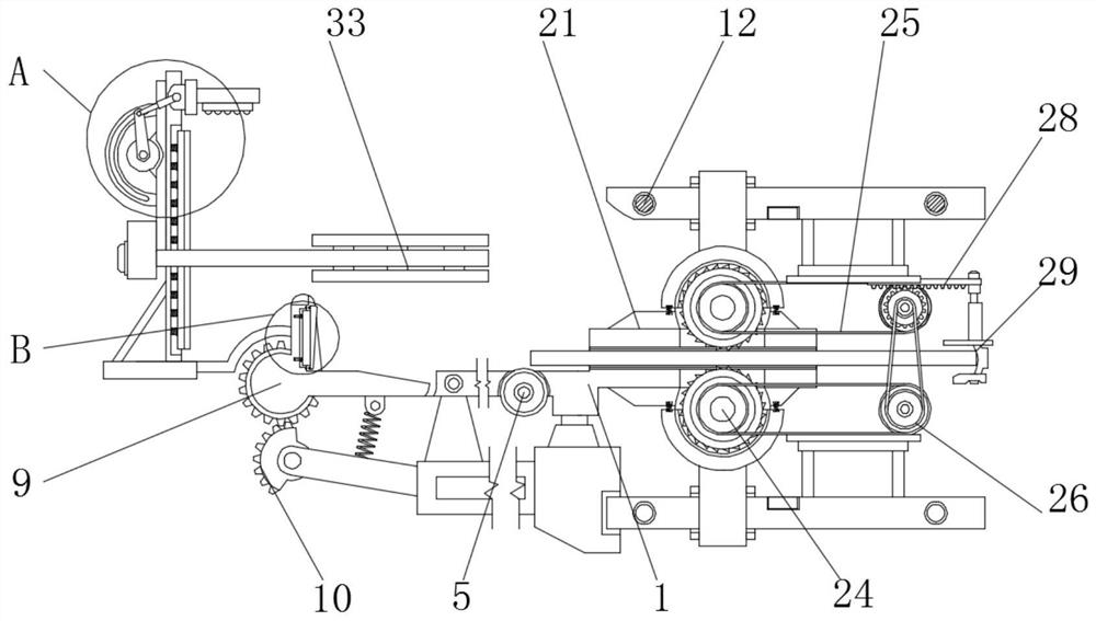 An automatic furniture assembly line that can be polished on multiple sides