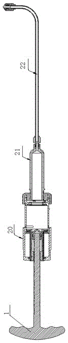 Bone cement stirring and injecting system