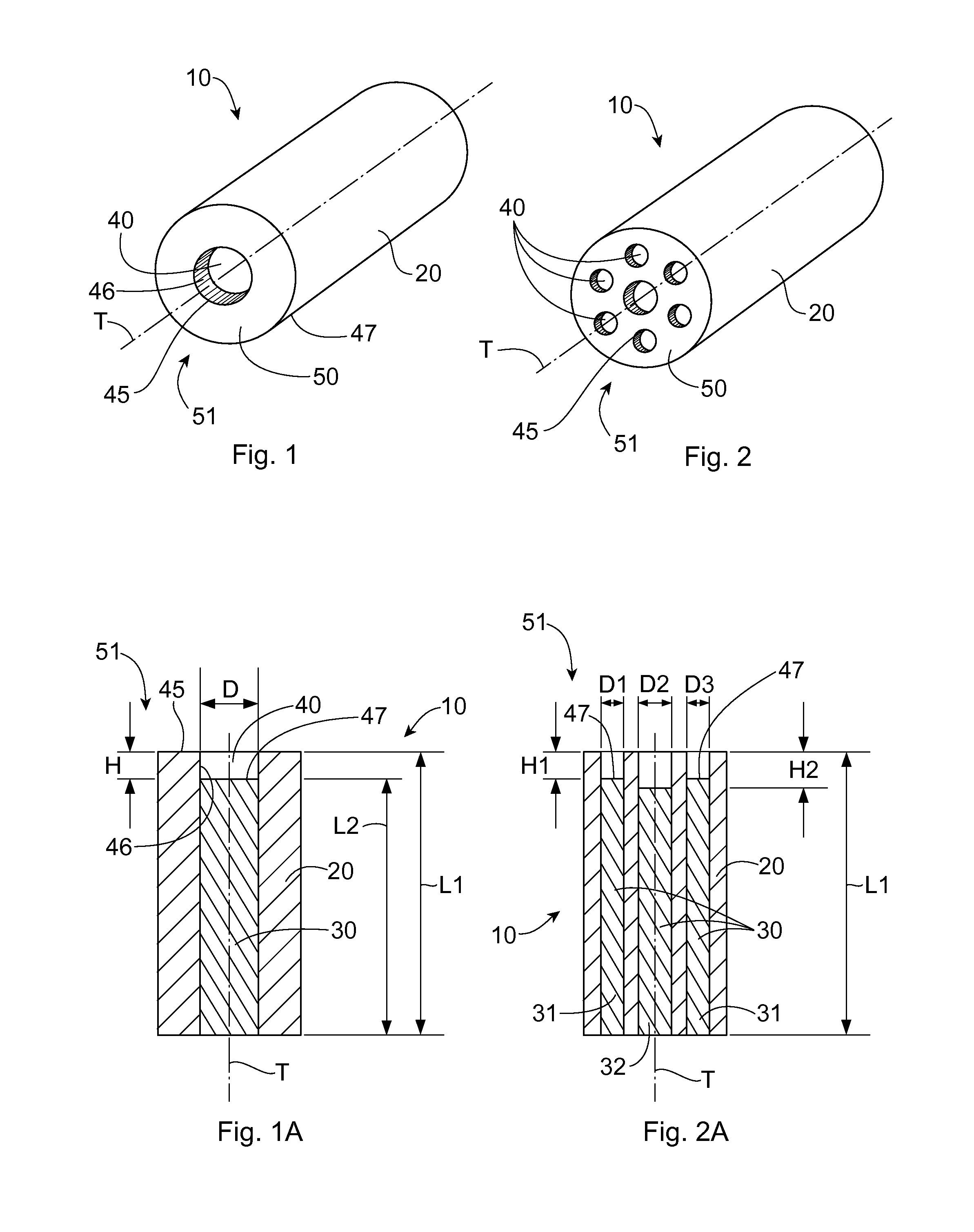 Filament having unique tip and surface characteristics