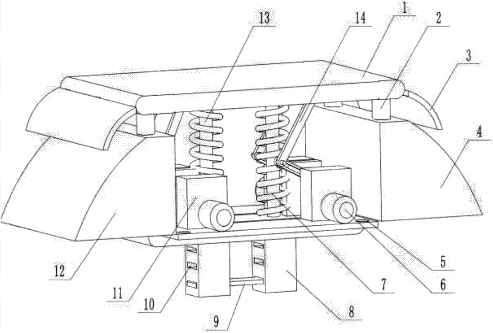 Speed bump with power generating function