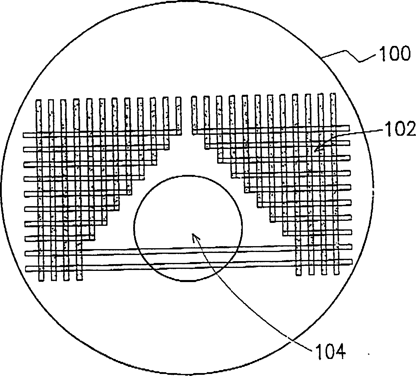 Method for producing metal layer virtual pattern