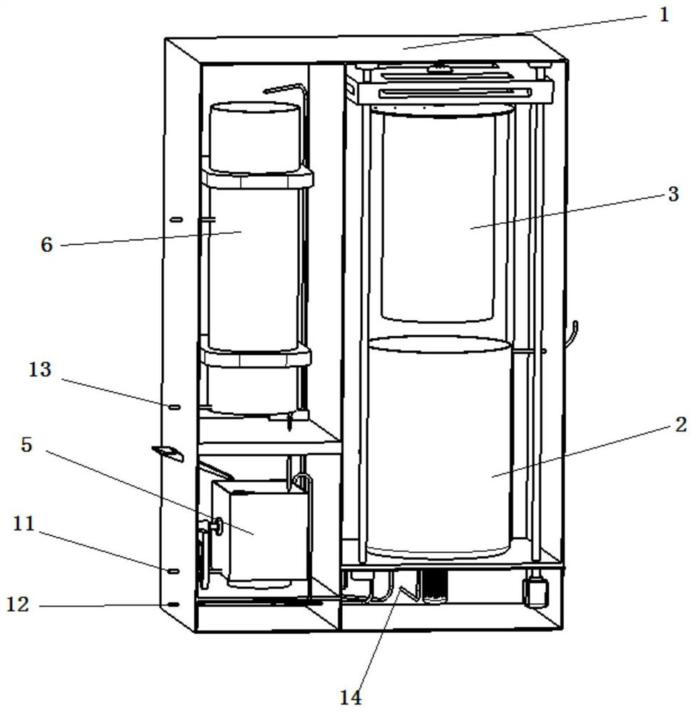 A polishing liquid circulating purification treatment device