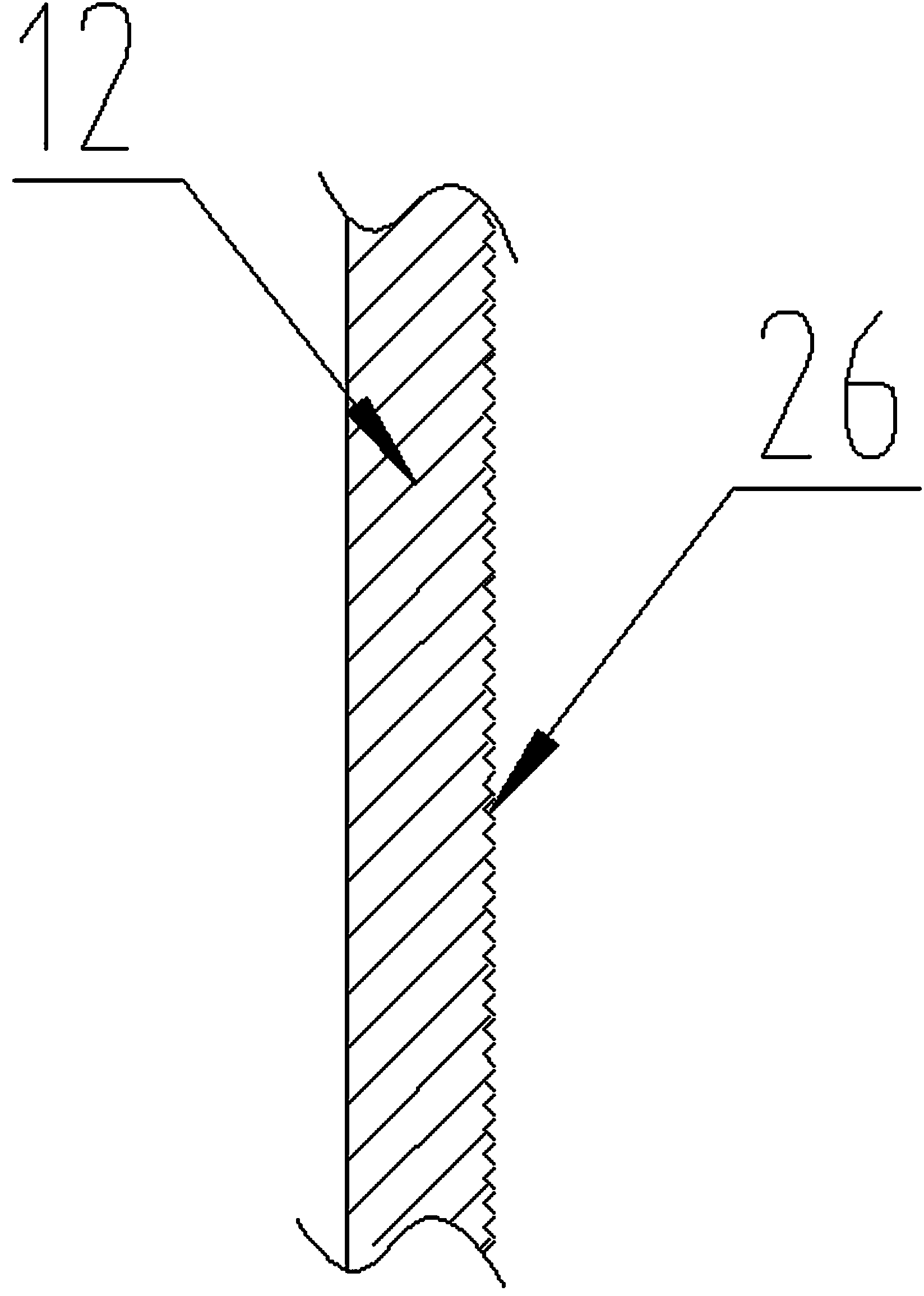 Integrated lifting film evaporation device