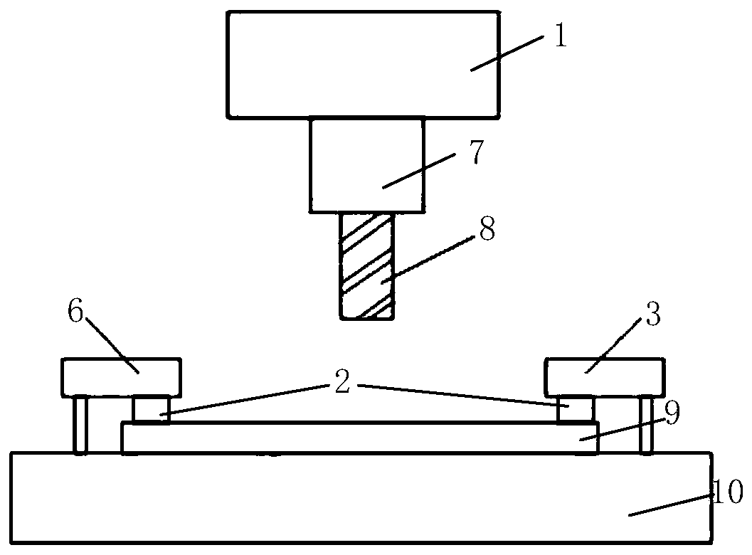 Detection method for influences of clamping force on thin-wall piece machining deformation