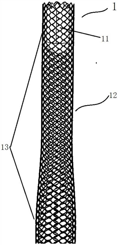 Dense net stent