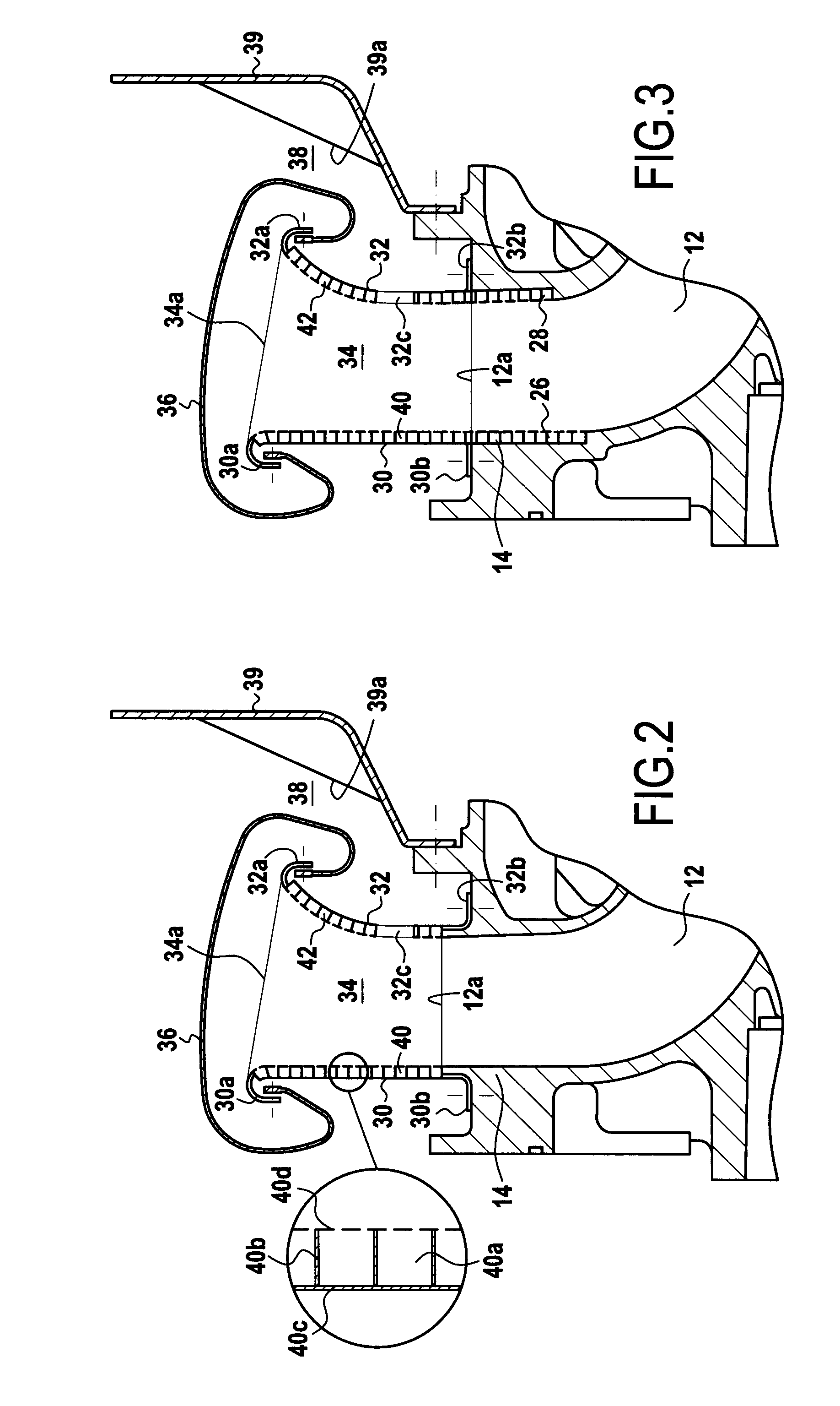 Device for silencing a helicopter gas turbine engine and engine thus obtained