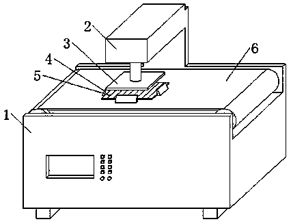 A cardboard fixing mechanism for paper printing