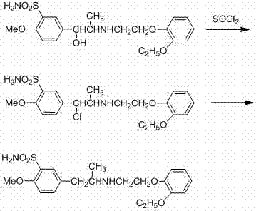 Synthesis method of tamsulosin hydrochloride