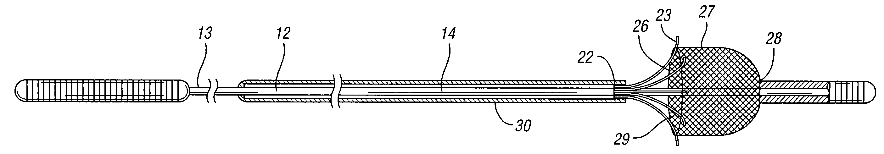 Embolic protection device having reduced profile