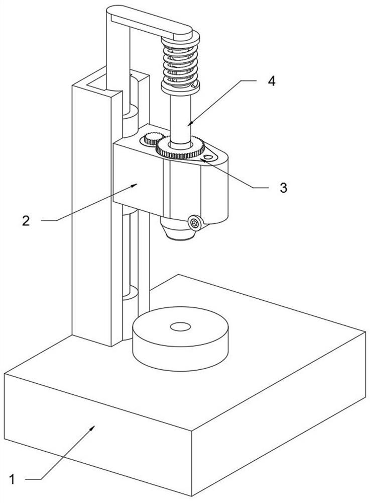 Drilling depth positioning device for machining