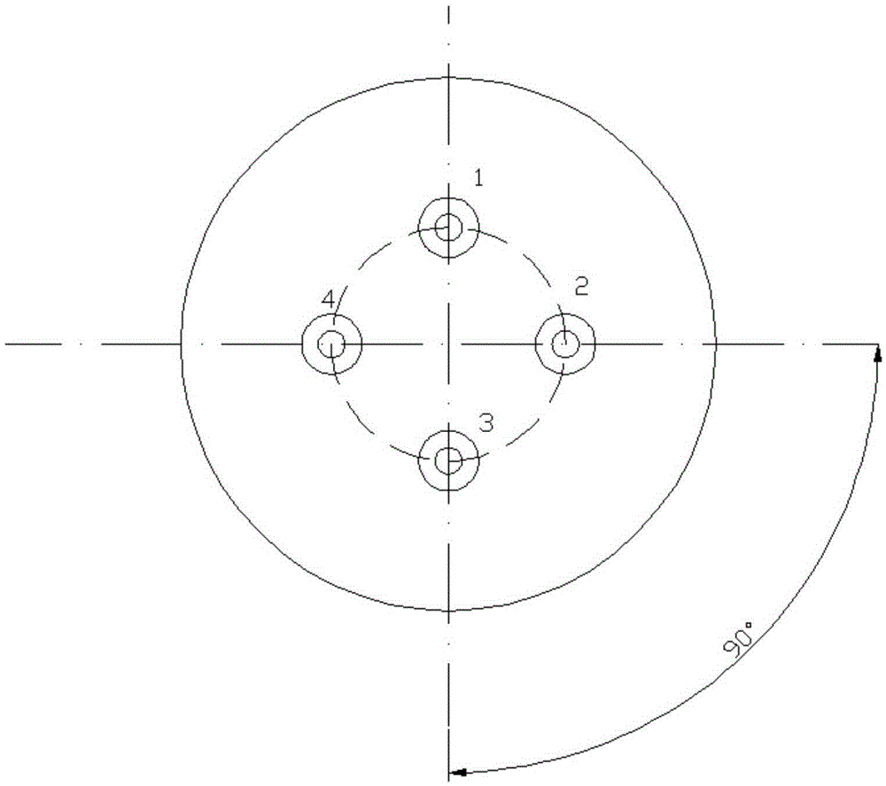 Left-handed and right-handed double circular polarized wide beam antenna