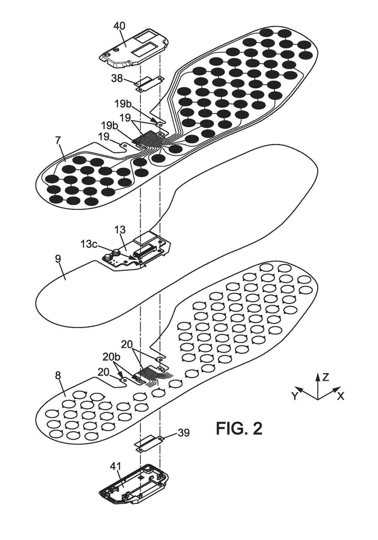 Insoles for Insertion into an Article of Footwear and System for Monitoring a Foot Pressure