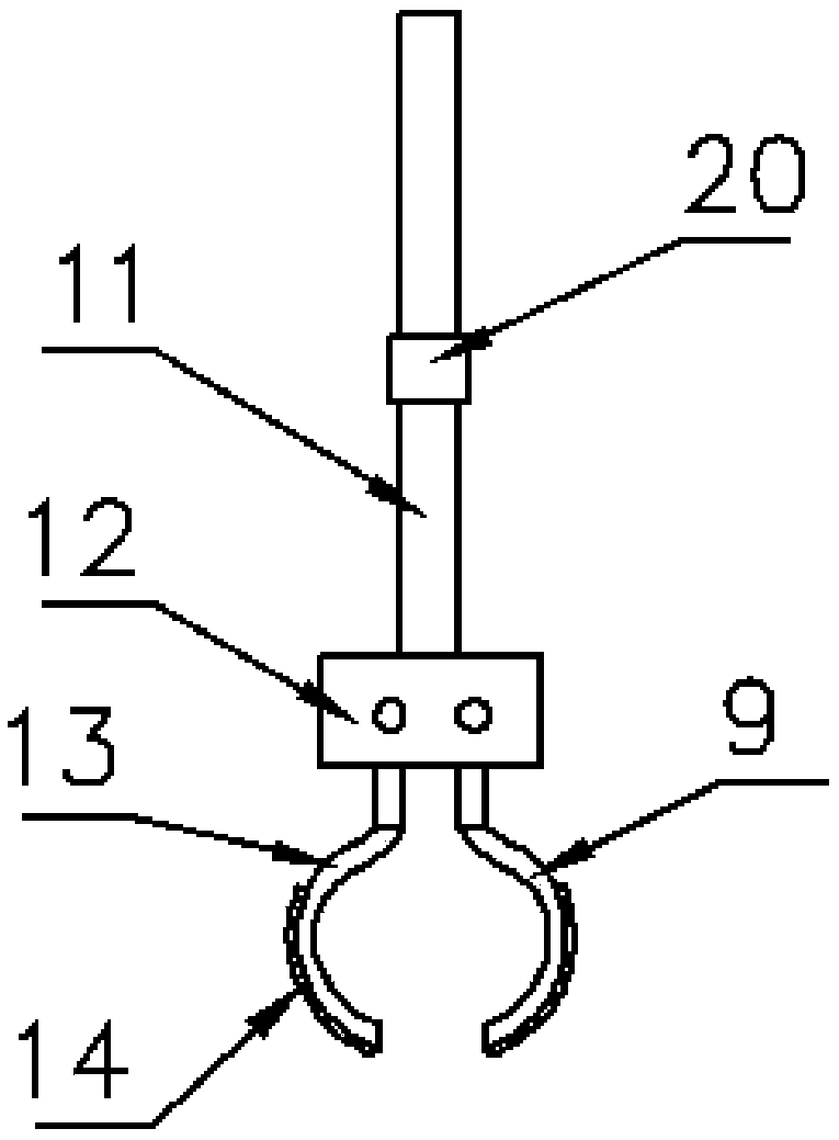 Power cable stripping device