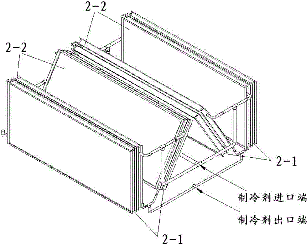 Cooling unit and air-cooled chiller unit with cooling unit