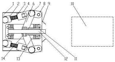 A guide mechanism for material boxing