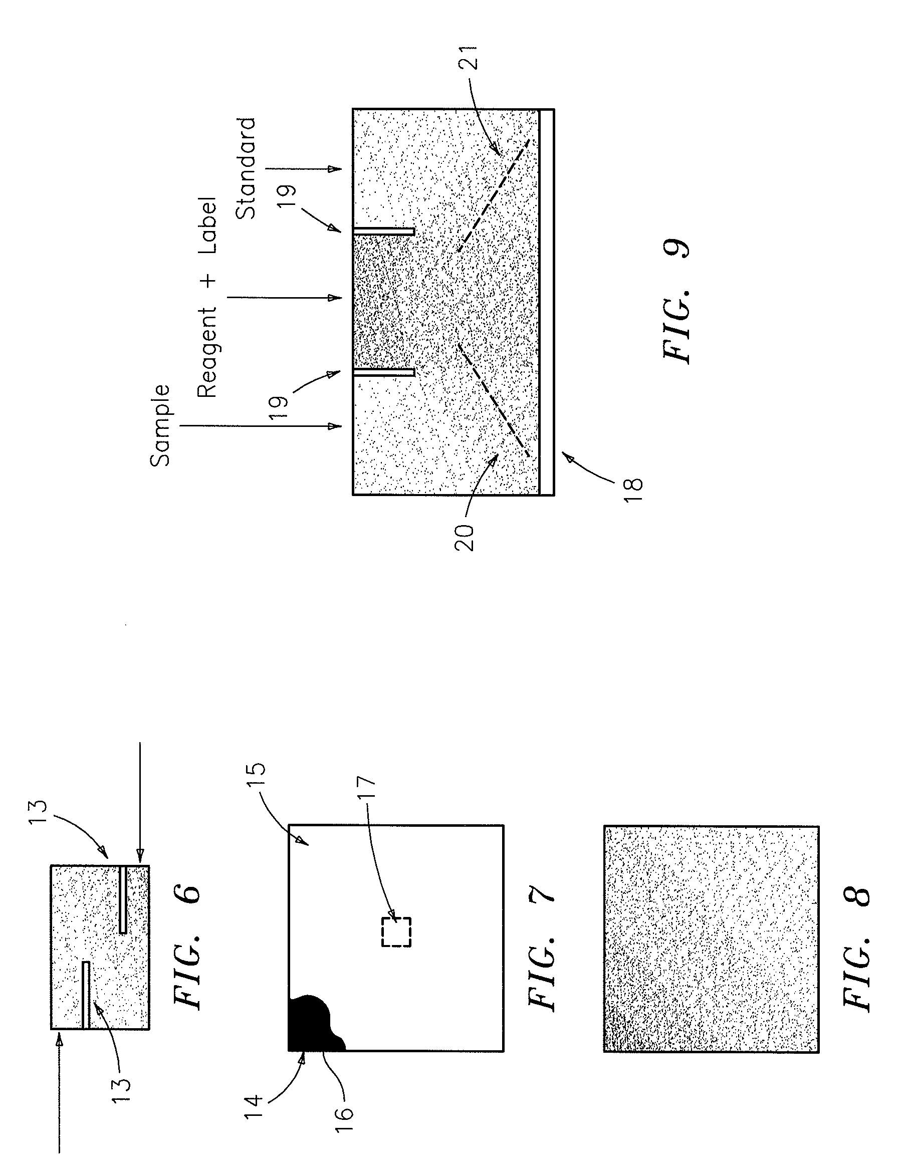 Method for serologic agglutination and other immunoassays performed in a thin film fluid sample