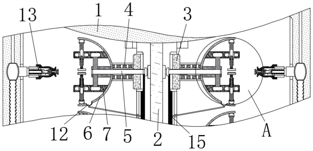 Energy-saving and environment-friendly efficient paint spraying device for manufacturing automobile ornament placing table seats