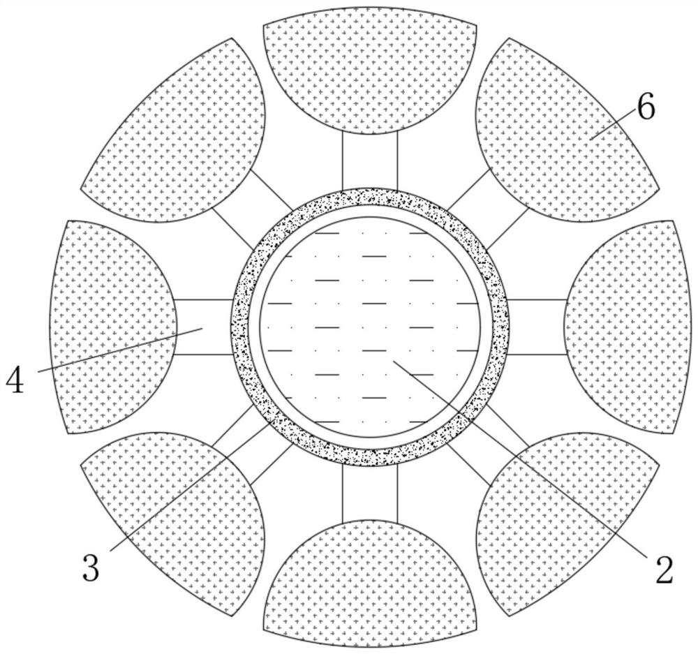 Energy-saving and environment-friendly efficient paint spraying device for manufacturing automobile ornament placing table seats