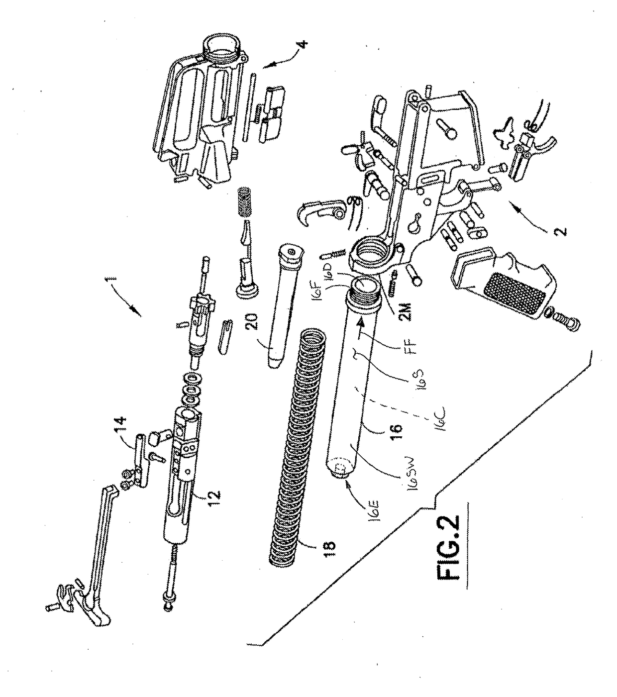 Firearm and firearm buffer assembly