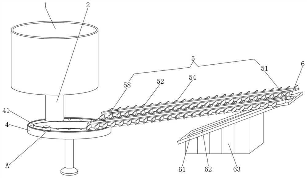 Canned apple quantitative feeding device and feeding method thereof