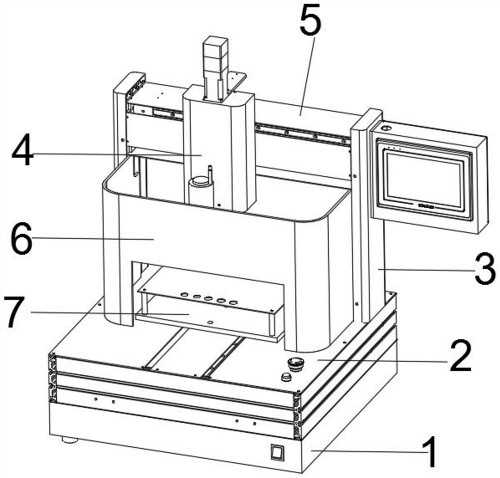 An adjustable angle cutting machine for processing LED display screens and its operating method