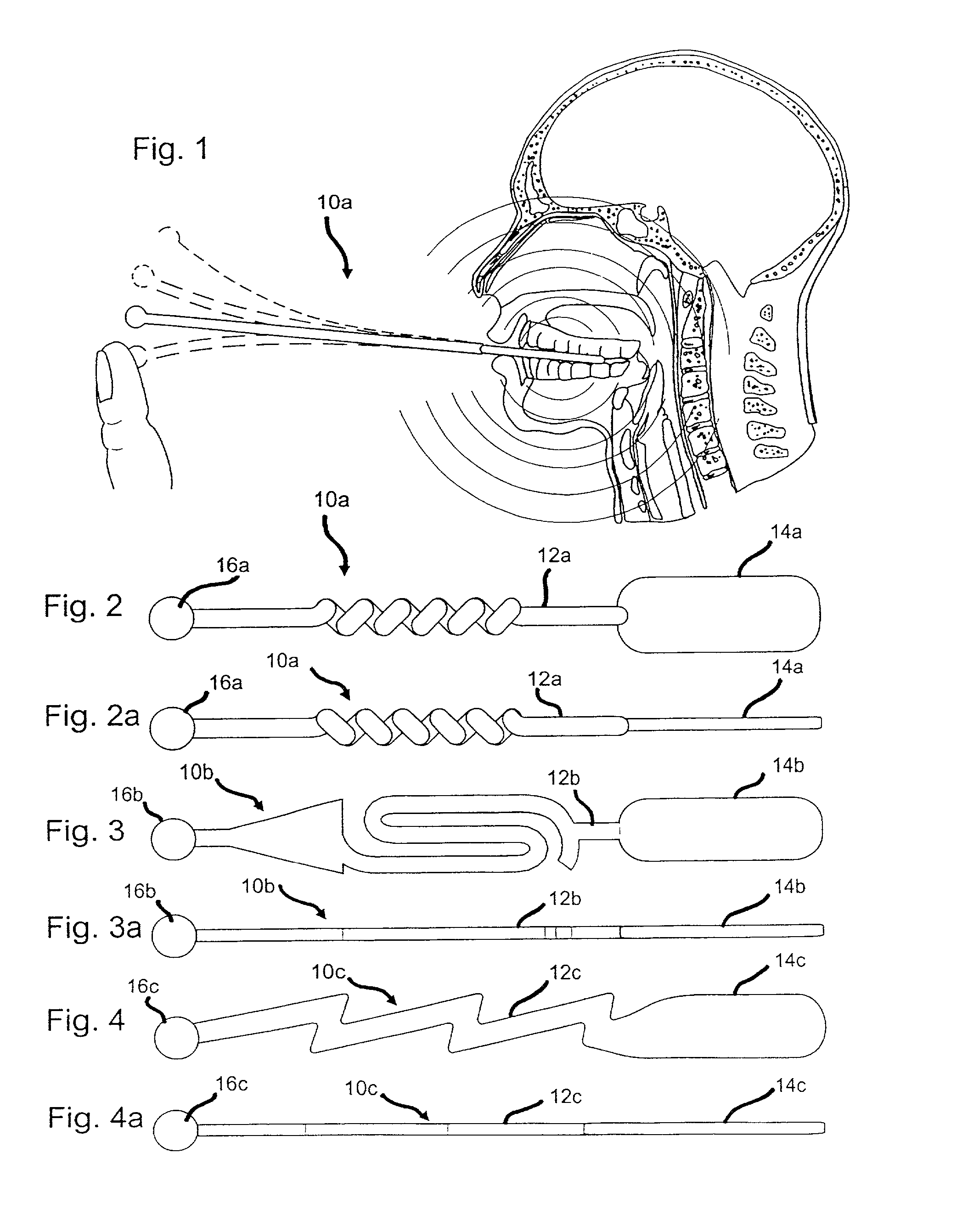 Method and device for treating headaches, sinus congestion and congestion as well as drug withdrawal