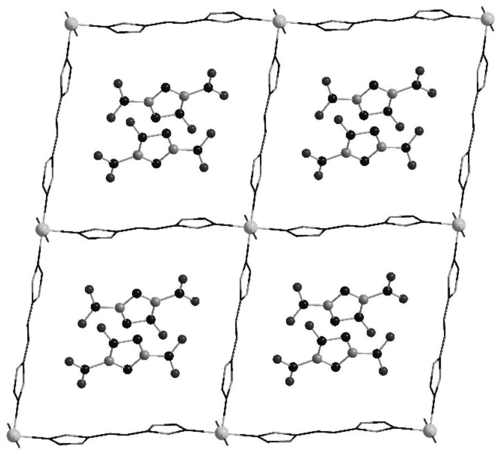 Two-dimensional energetic CMOFs material containing nitro nitrogen-rich heterocyclic anions and preparation method of two-dimensional energetic CMOFs material
