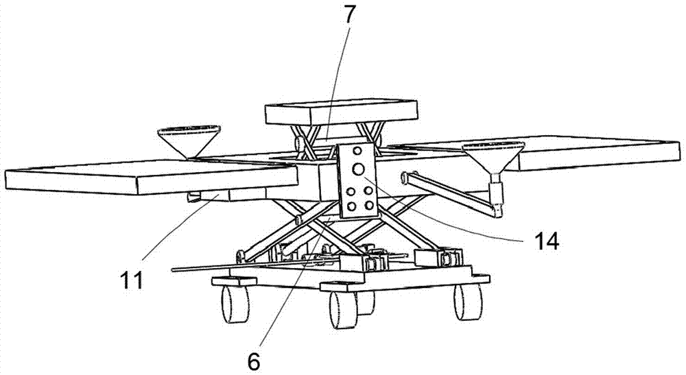 Portable automobile double-deck lifting device