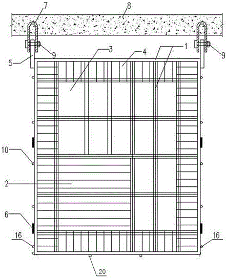 Detachable green balcony used for multi-storey building construction and manufacturing method thereof