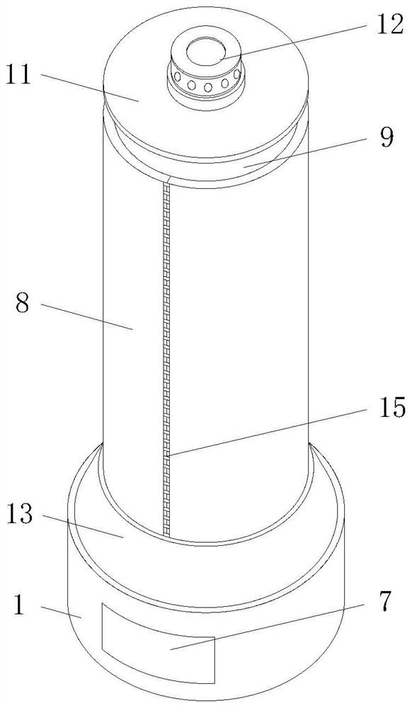 Boxing bearing rod capable of displaying hitting intensity in multi-point mode in real time