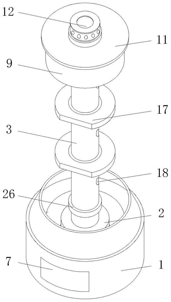 Boxing bearing rod capable of displaying hitting intensity in multi-point mode in real time