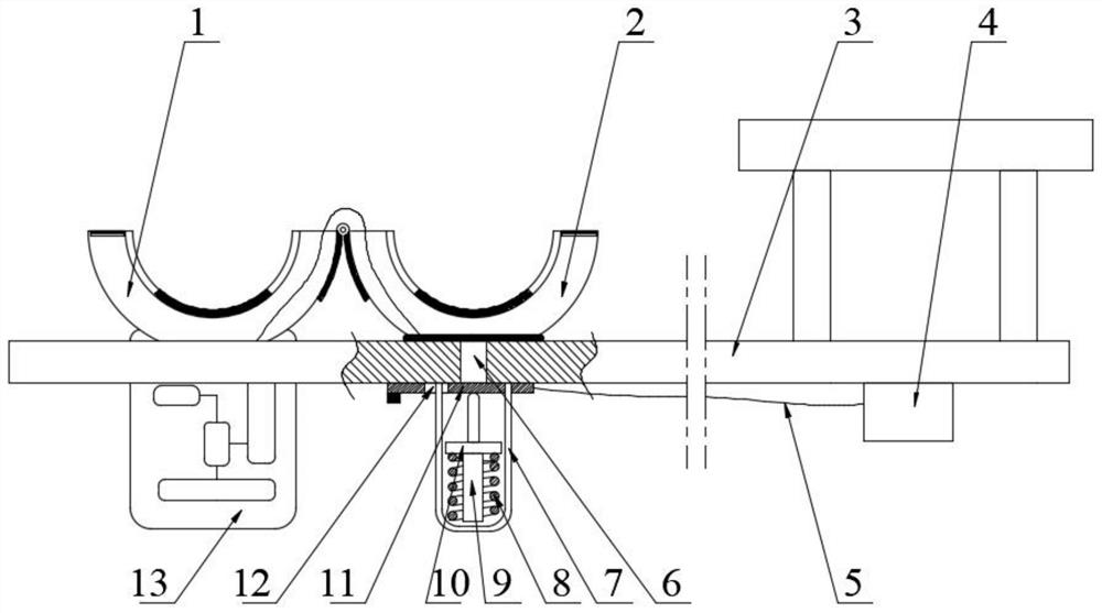 An overhead transmission line warning light and an installation link based on UAV control