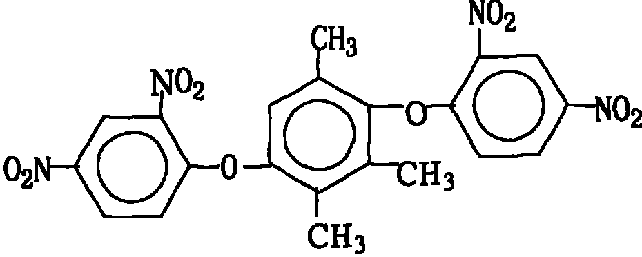 Preparation of 1,4-bis(2,4- dinitrophenoxy)-2,3,5- trimethylbenzene