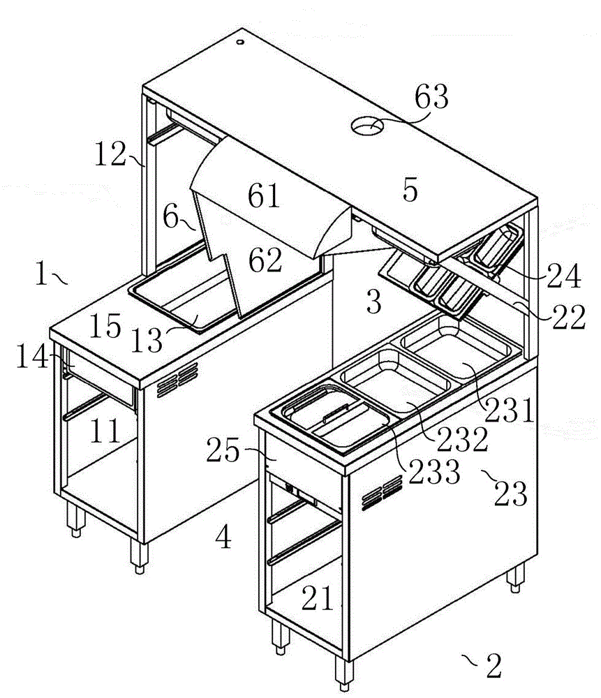 Fish boiling operation platform and use method thereof