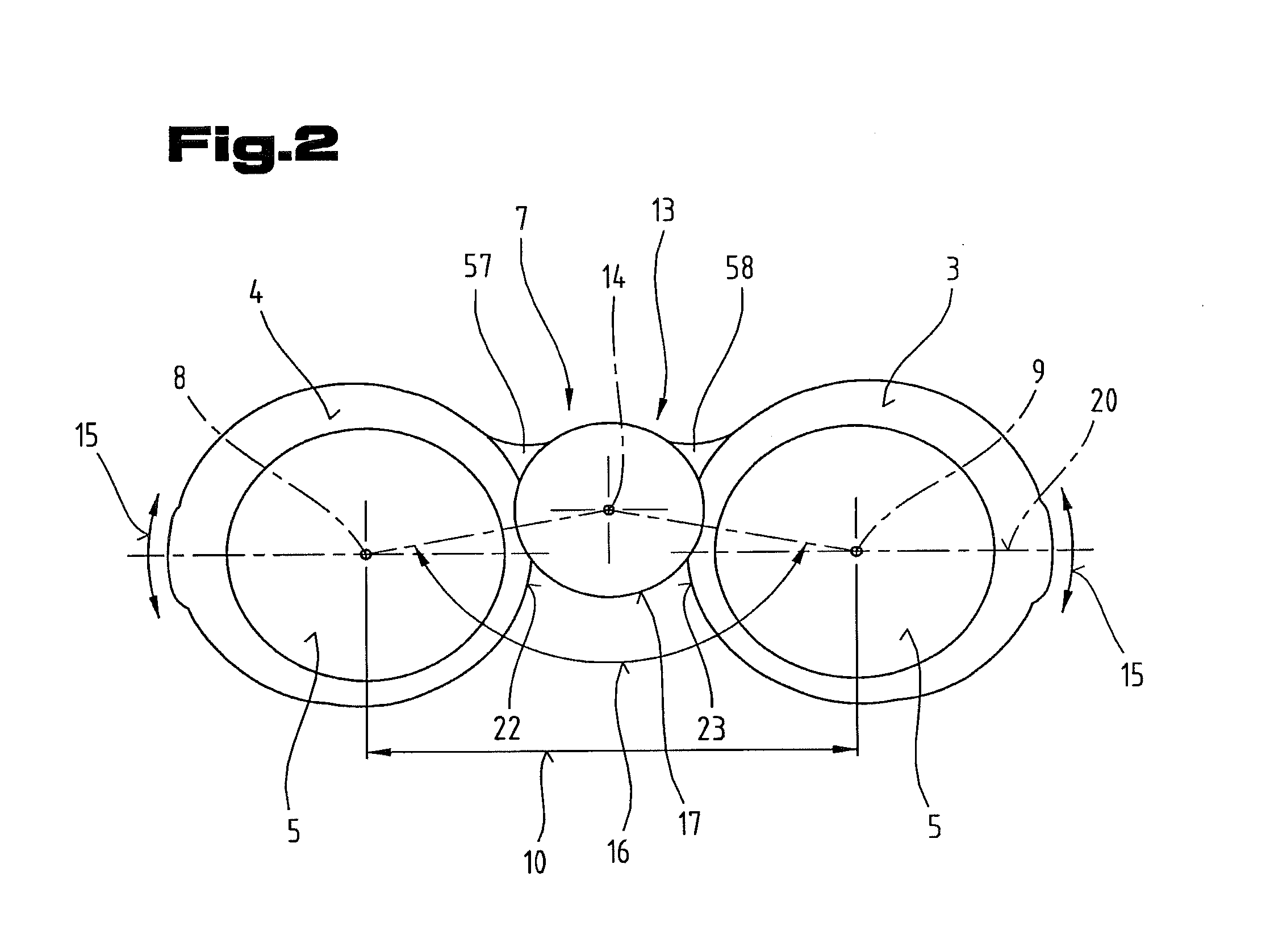 Observation device with range finder