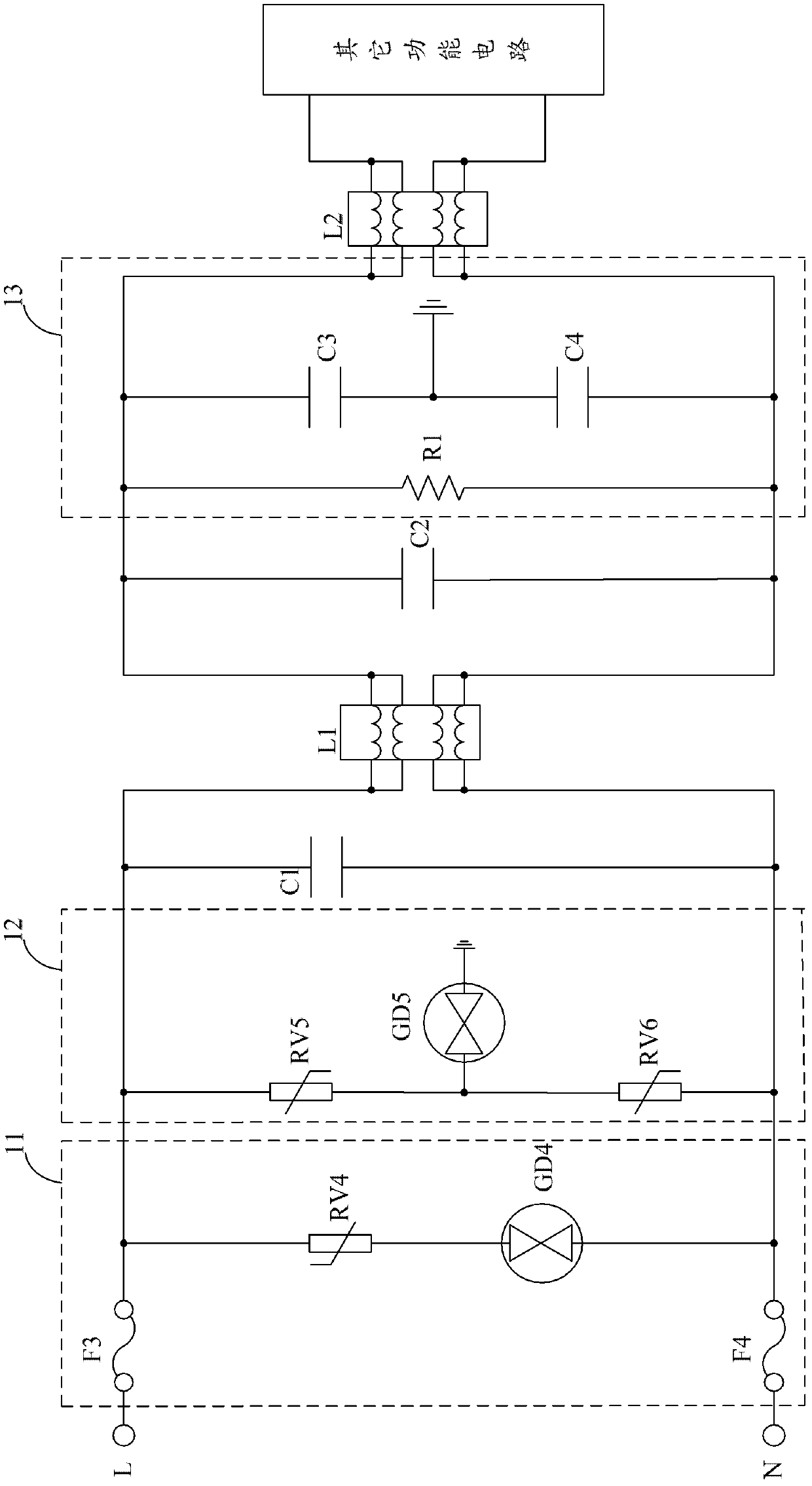 Power supply and filter of power supply