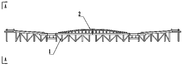 Fabricated bridge deck slab construction method through combination matching of long and short lines and precast segments