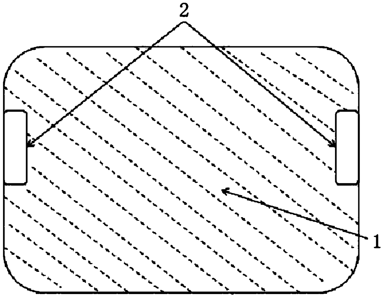 A carbon fiber plate surface processing method and injection molding device used for the method